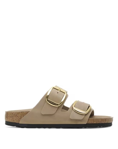 Birkenstock - Arizona Big Buckle Oiled Leather Sandal - Tobacco Brown